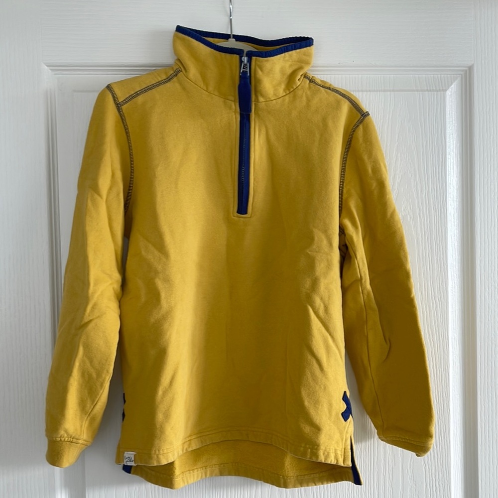 Lazy jacks co yellow pull over size small